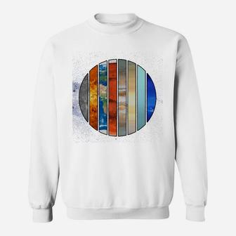 Planet Großes Astronomie-Geschenk- Sweatshirt - Seseable