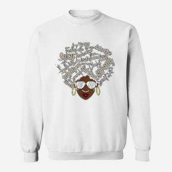Powerful Roots Black History Month African I Love My Roots Sweat Shirt - Seseable