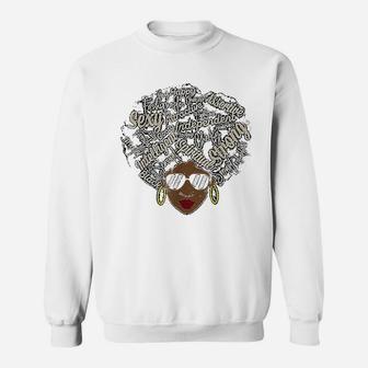 Powerful Roots Black History Month African I Love My Roots Sweat Shirt - Seseable
