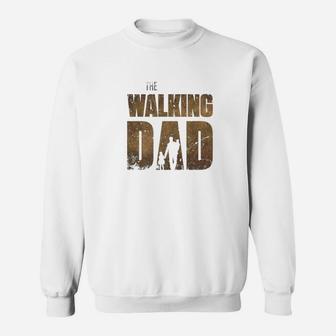 Premium Walking Dad Fathers Day Gift Funny Dad Sweat Shirt - Seseable