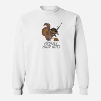 Progun Tactical Military Squirrel Protect Your Nuts Sweat Shirt - Seseable