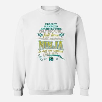 Project Manager Architecture Sweat Shirt - Seseable