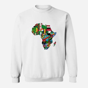 Proud African Country Flags Continent Love Sweat Shirt