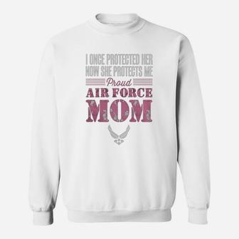 Proud Air Force Mom Daughter Military Army Navy T Shirt Sweat Shirt - Seseable