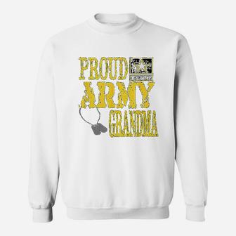Proud Army Grandma Military Pride Sweat Shirt - Seseable