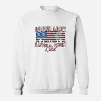 Proud Army National Guard Dad Frontside Sweat Shirt - Seseable