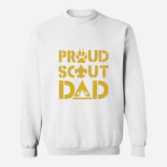 Proud Scout Dad Sweat Shirt - Seseable