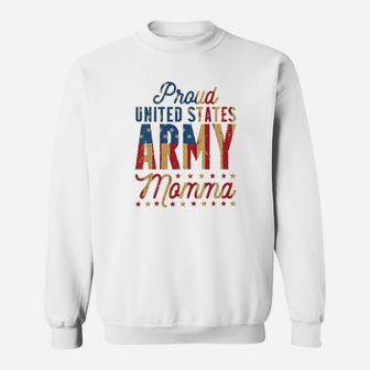 Proud United States Army Momma By Us Army Mom Sweat Shirt - Seseable