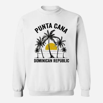 Punta Cana Beach Souvenir Dominican Republic Sweat Shirt - Seseable