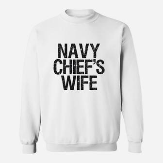 Rearguard Designs Navy Chiefs Wife Sweat Shirt - Seseable