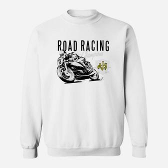 Road Racing Motorbiker Sweat Shirt - Seseable