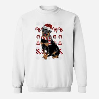 Rottweiler Weihnachtspulli Sweatshirt - Seseable