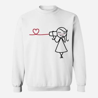 Say I Love You Couples Valentines Romantic Gifts Sweat Shirt - Seseable