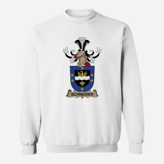 Schneider Coat Of Arms Austrian Family Crests Austrian Family Crests Sweat Shirt - Seseable