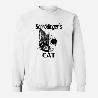 Schrödingers Katze Sweatshirt, Witziges Quantenphysik-Design - Seseable