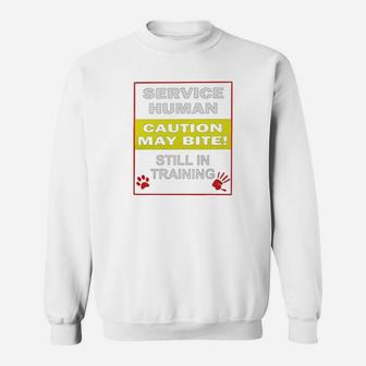 Service Human Dogs Sweat Shirt - Seseable