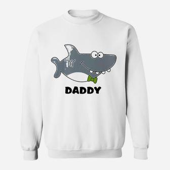 Sharkdaddy Cute Art, best christmas gifts for dad Sweat Shirt - Seseable