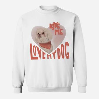 Shitzu Pet Love My Dog Shih Tzu Lover Doge Puppy Sweat Shirt - Seseable
