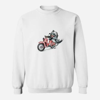 Simson Schwalbe Kr 51 Bleistiftzeichnung Moped Sweatshirt - Seseable