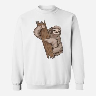 Sloth Birthday Gifts I Love Cute Animals Sweatshirt - Seseable