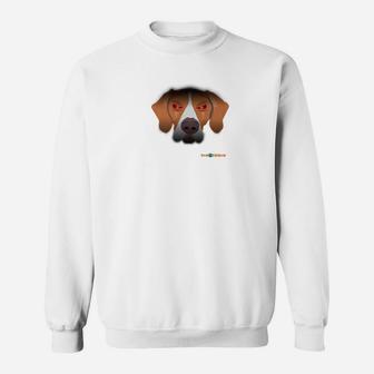 Smile Raising Brittany Dog Coat Of Arms Sweat Shirt - Seseable