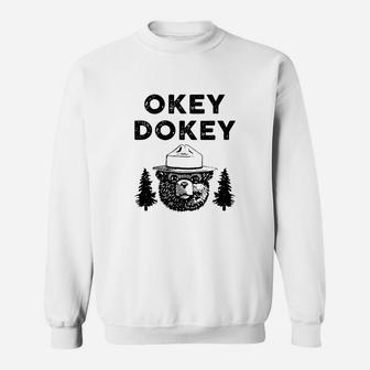 Smokey Bear Okey Dokey Sweat Shirt - Seseable
