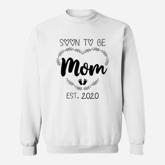 Soon To Be Mom Est 2020 Sweat Shirt - Seseable