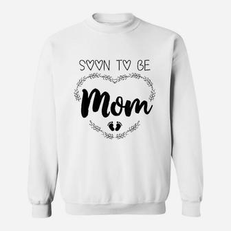 Soon To Be Mom Est 2021 Sweat Shirt - Seseable