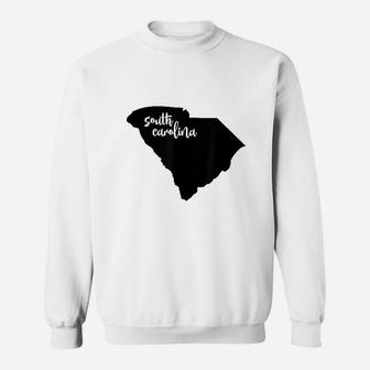 South Carolina Roots State Map Home Love Pride Gift Sweat Shirt - Seseable