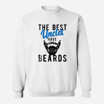 St Patricks Day The Best Uncles Have Beards Sweat Shirt - Seseable