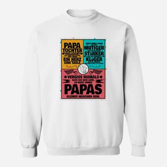 Stolzer Papa Sweatshirt, Töchter Spruchmotiv für Väter - Seseable