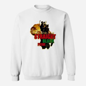 Straight Black Pride Sweat Shirt - Seseable