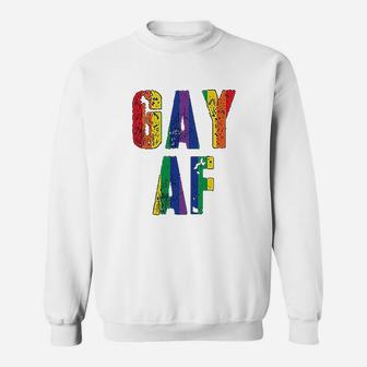 Styles Gay Af For Men Rainbow Flag Gay Pride Gifts For Him Sweatshirt - Seseable