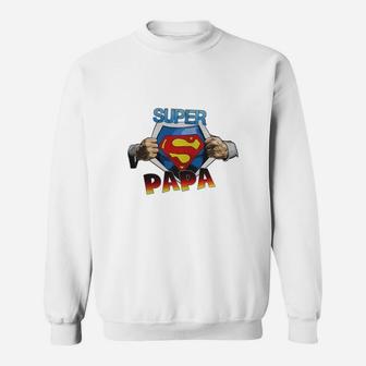Super Papa, best christmas gifts for dad Sweat Shirt - Seseable