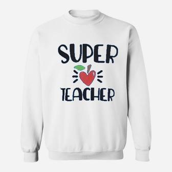 Super Teacher Teachers Day Sweat Shirt - Seseable