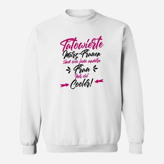 Tatowiertes Marzfrauen Kühler Sweatshirt - Seseable