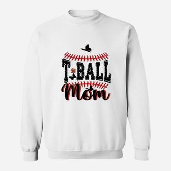 Tball Mom Softball Sweat Shirt - Seseable