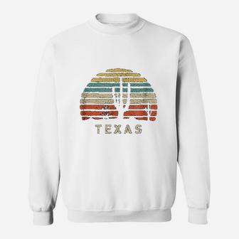 Texas Vintage 1980s Style Desert Sweat Shirt - Seseable