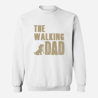 The Walking Dog Dad Funny Sweat Shirt - Seseable