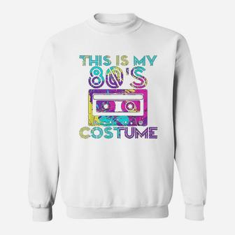 This Is My 80s Costume 80s Party Cassette Tape Sweat Shirt - Seseable