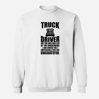 Trucker Truck Driver S Men Dad Grandpa Uncle Gifts Sweat Shirt - Seseable