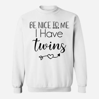 Twin Mom Mothers Day Funny Mama Quote Sweat Shirt - Seseable