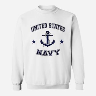 United States Navy Vintage Military Sweat Shirt - Seseable