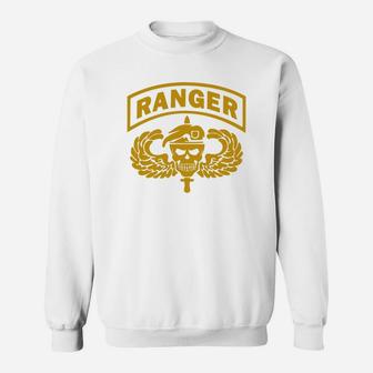 Us Army Ranger Skull Sweat Shirt - Seseable