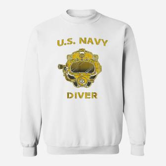 Us Navy Diver Sweat Shirt - Seseable