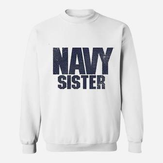 Us Navy Sister Sweat Shirt - Seseable