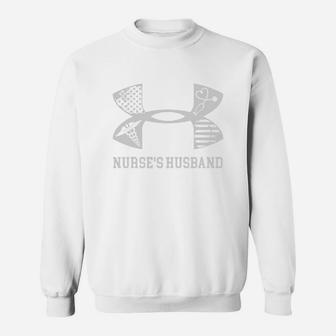 Valentine Nurse Husband, funny nursing gifts Sweat Shirt - Seseable