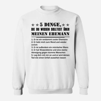 Valentinstags Sweatshirt für Ehefrau, Liebevoll & Persönliches Geburtstagspräsent - Seseable