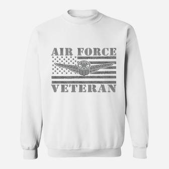 Veteran Us Air Force American Flag Veterans Sweat Shirt - Seseable