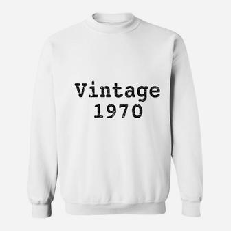 Vintage 1970 51st Birthday Gift Basic Gift Sweat Shirt - Seseable